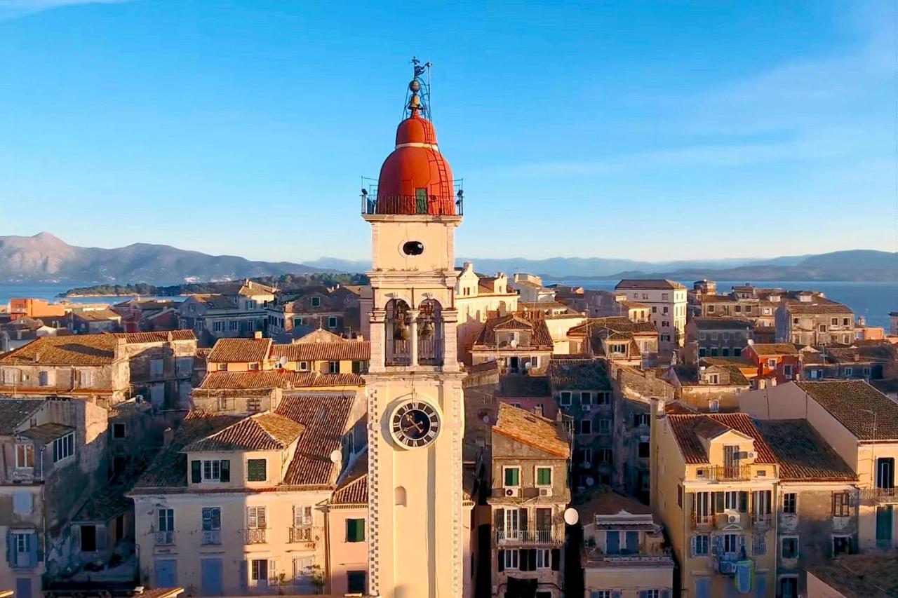 Spacious Maisonette - Roof Top View Of Corfu Port Mantouki Exterior photo