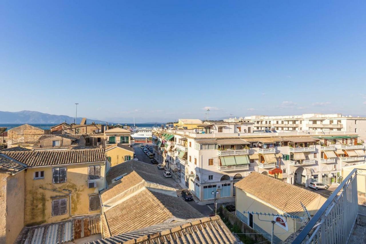 Spacious Maisonette - Roof Top View Of Corfu Port Mantouki Exterior photo